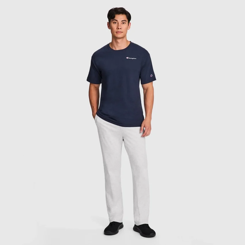 Pantalones de descanso ligeros, bajo abierto, C Logo