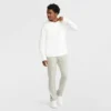 Pantalones de descanso ligeros, bajo abierto, C Logo