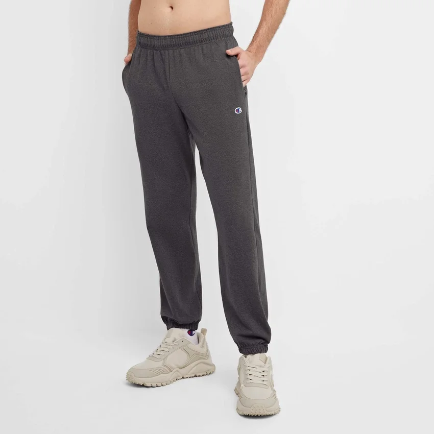 Pantalones de descanso ligeros, dobladillo ajustado, C Logo