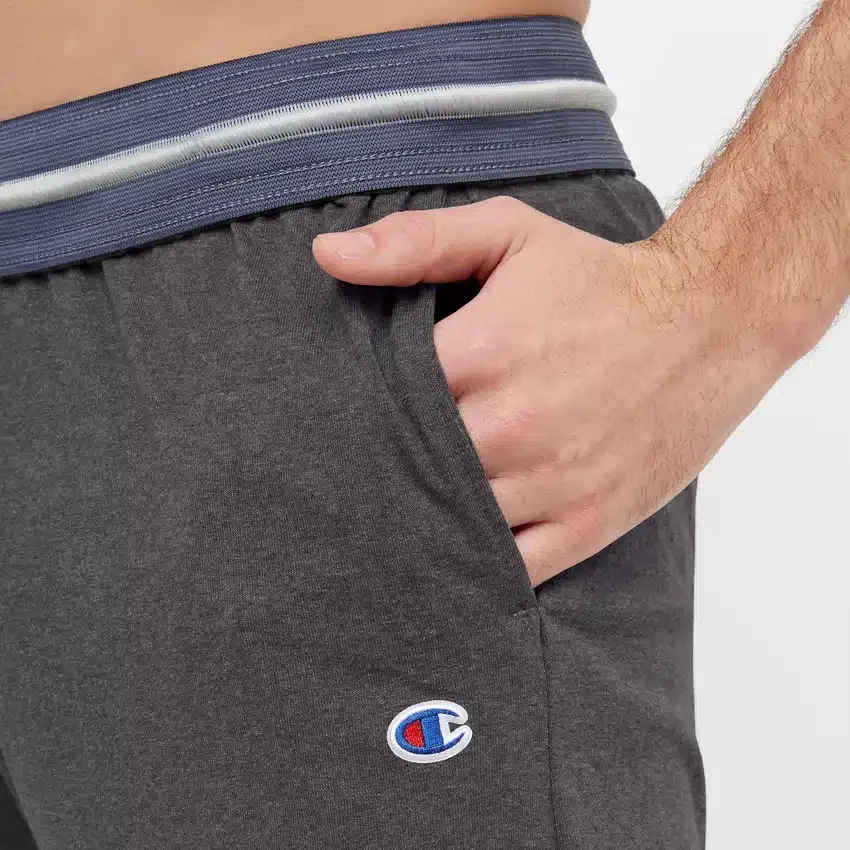 Pantalones de descanso ligeros, dobladillo ajustado, C Logo