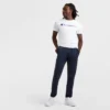 Pantalones de descanso ligeros, dobladillo ajustado, C Logo