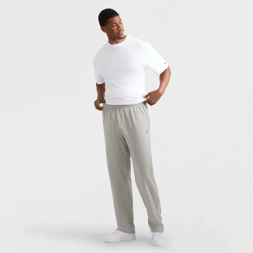 Pantalones de estar por casa ligeros, bajo abierto, C Logo - Tallas grandes y altas