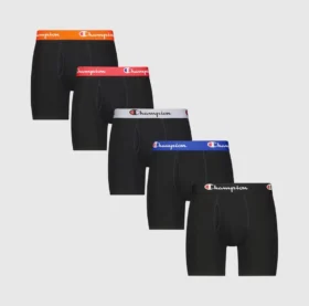 Paquete de 5 boxers de algodón elástico