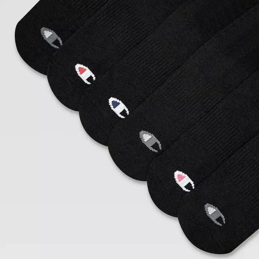 Paquete de 6 pares de calcetines bajos acolchados para mujer
