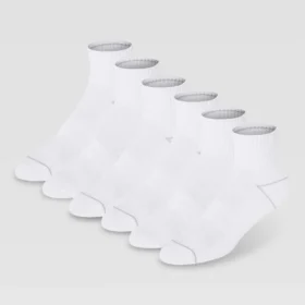 Paquete de 6 pares de calcetines cortos acolchados para mujer