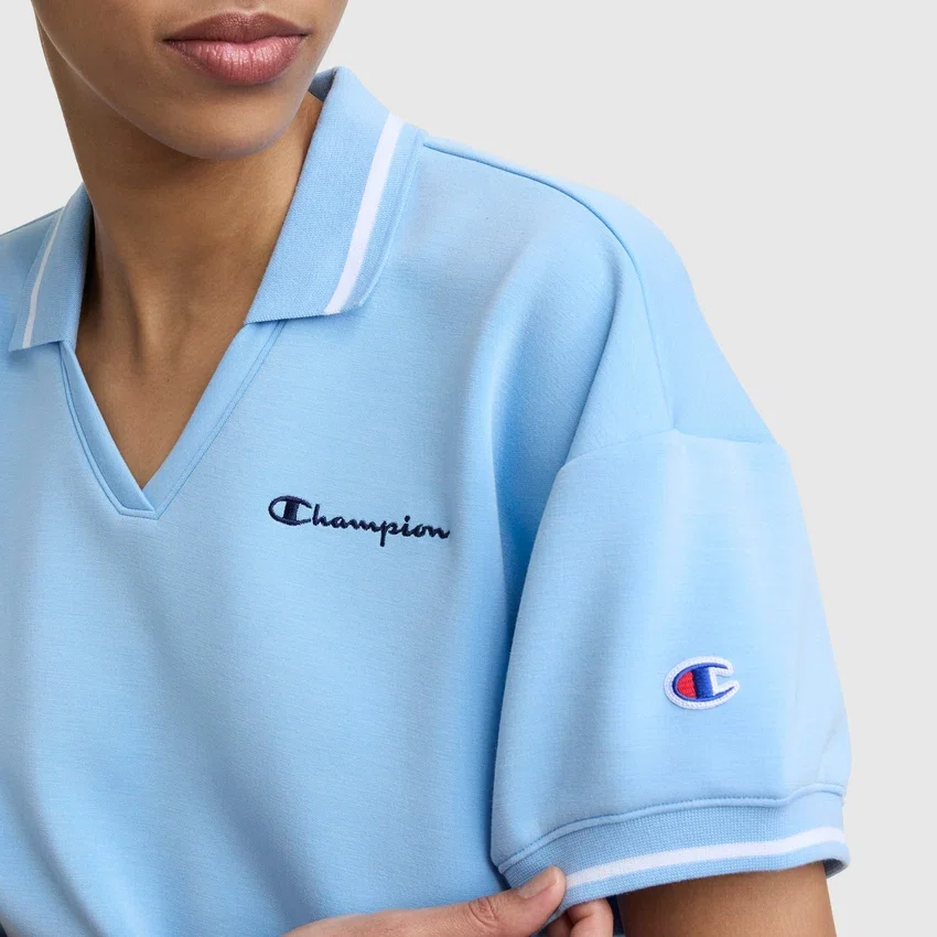 Polo Tennis Court, Script Logo bordado