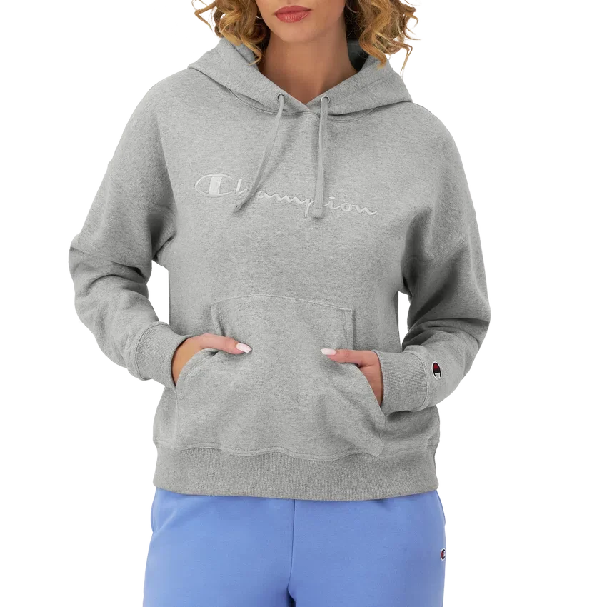 Sudadera con capucha Freshman Powerblend con letras en el mismo tono