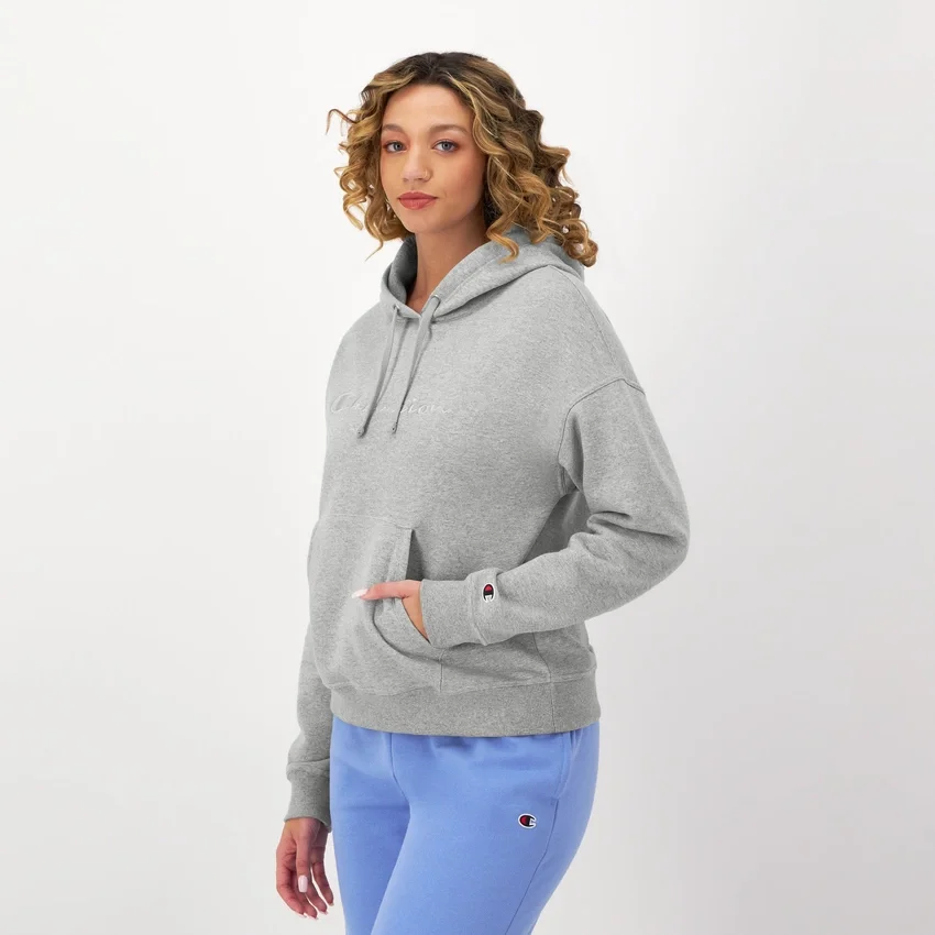 Sudadera con capucha Freshman Powerblend con letras en el mismo tono