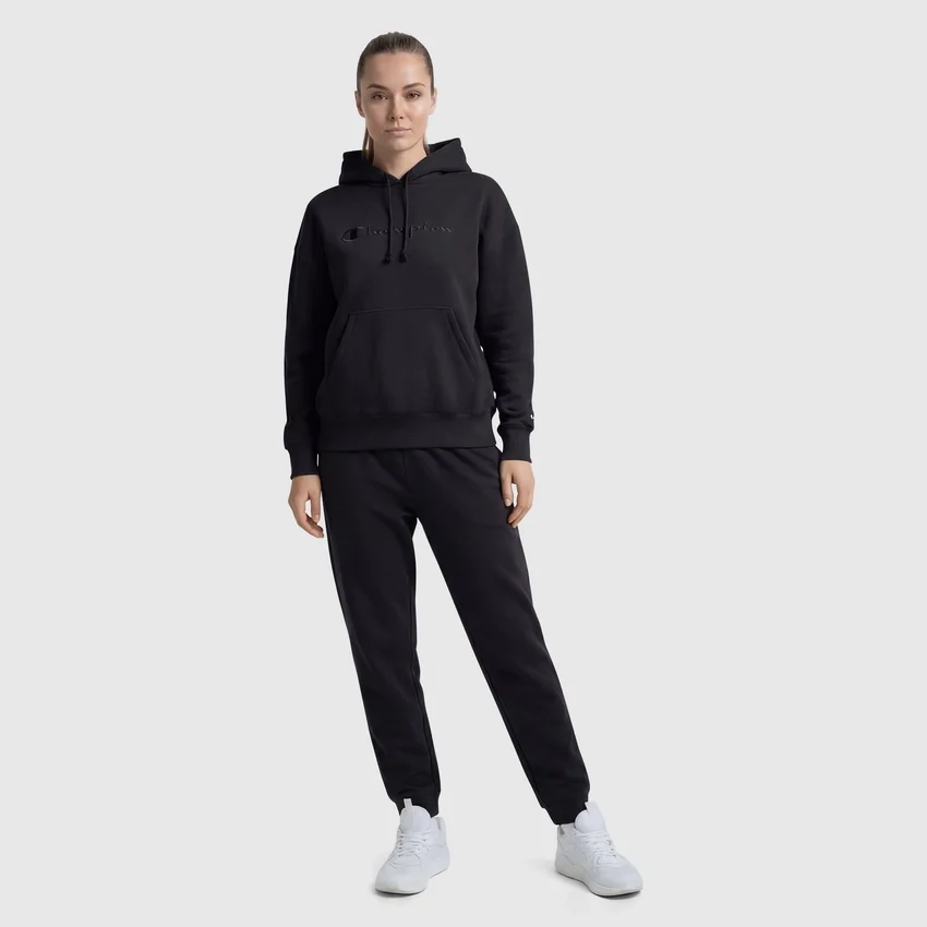 Sudadera con capucha Freshman Powerblend con letras en el mismo tono