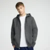 Sudadera con capucha Powerblend de cremallera completa, C Logo