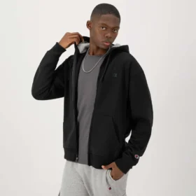 Sudadera con capucha Powerblend de cremallera completa, C Logo