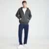 Sudadera con capucha Powerblend de cremallera completa, C Logo