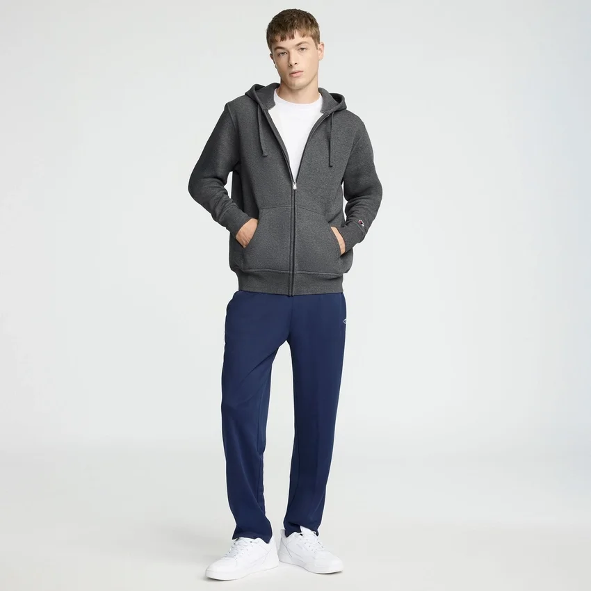 Sudadera con capucha Powerblend de cremallera completa, C Logo