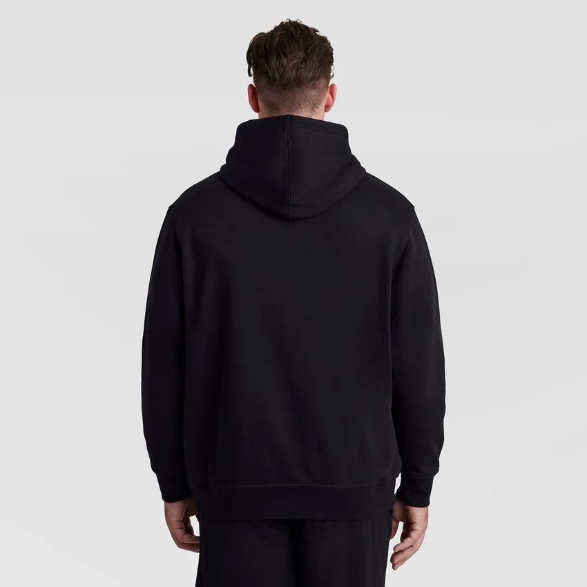 Sudadera con capucha Powerblend, Script Logo completo en letras — Tallas grandes y altas