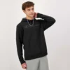 Sudadera con capucha Powerblend, Script Logo en letra cursiva del mismo tono