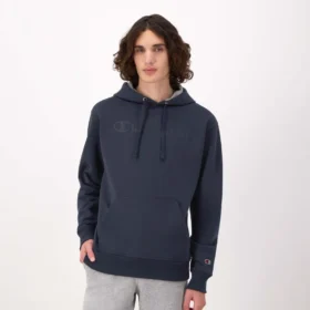 Sudadera con capucha Powerblend, Script Logo en letra cursiva del mismo tono
