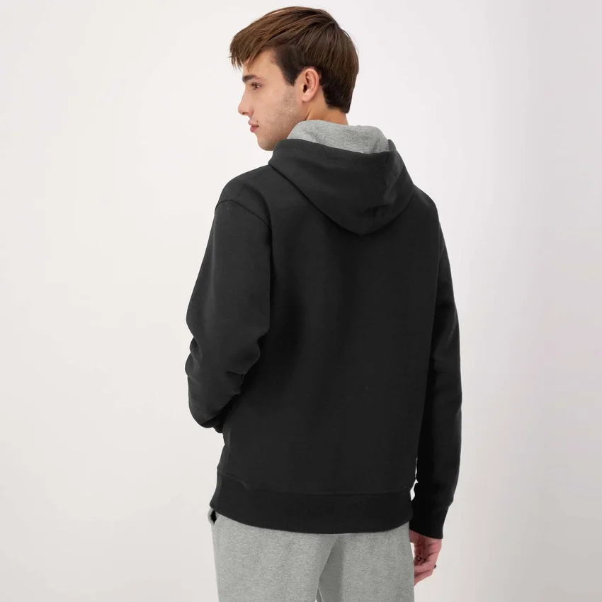 Sudadera con capucha Powerblend, Script Logo en letra cursiva del mismo tono