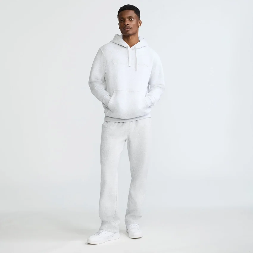 Sudadera con capucha Powerblend, Script Logo en letra cursiva del mismo tono
