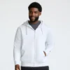 Sudadera con capucha y cremallera completa Powerblend, C Logo - Tallas grandes y altas