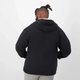 Sudadera con capucha y cremallera completa Powerblend, C Logo – Tallas grandes y altas