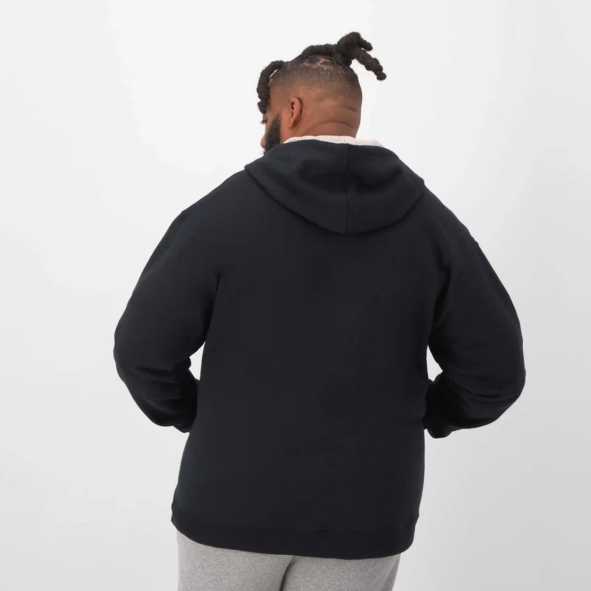 Sudadera con capucha y cremallera completa Powerblend, C Logo - Tallas grandes y altas