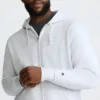 Sudadera con capucha y cremallera completa Powerblend, C Logo - Tallas grandes y altas