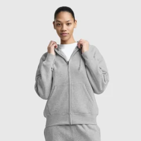 Sudadera con capucha y cremallera de felpa Powerblend, C Logo