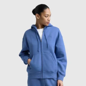 Sudadera con capucha y cremallera de felpa Powerblend, C Logo
