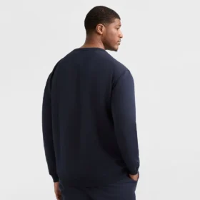 Sudadera de cuello redondo Powerblend, C Logo – Tallas grandes y altas