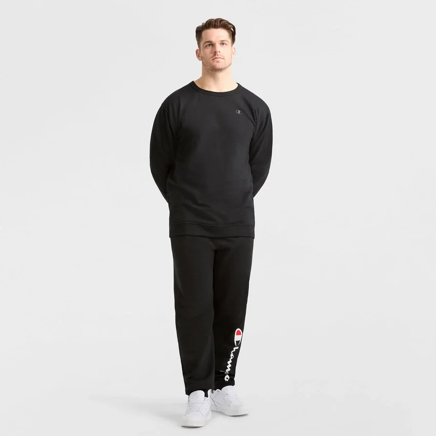 Sudadera de cuello redondo Powerblend, C Logo - Tallas grandes y altas
