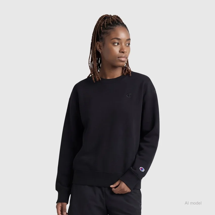 Sudadera de cuello redondo Powerblend con «C» pequeña