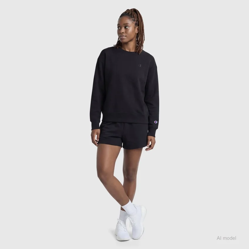 Sudadera de cuello redondo Powerblend con «C» pequeña