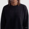 Sudadera de cuello redondo Powerblend, con Script Logo bordado en letra cursiva