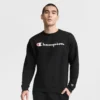 Sudadera de cuello redondo Powerblend, Script Logo