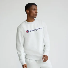 Sudadera de cuello redondo Powerblend, Script Logo