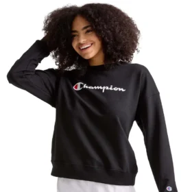 Sudadera de cuello redondo Powerblend, Script Logo