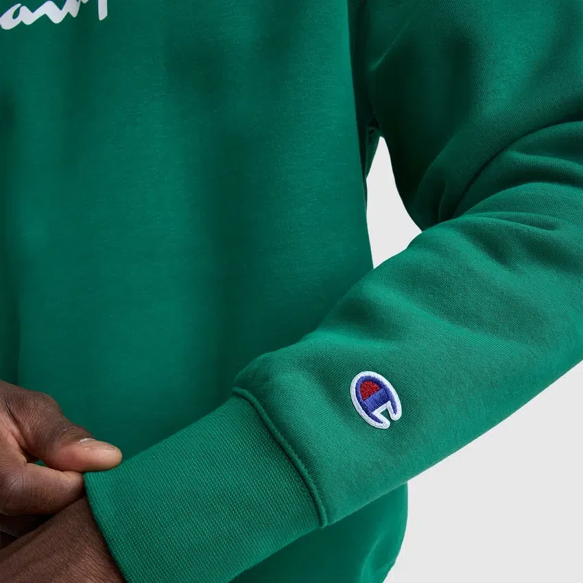 Sudadera de cuello redondo Powerblend, Script Logo