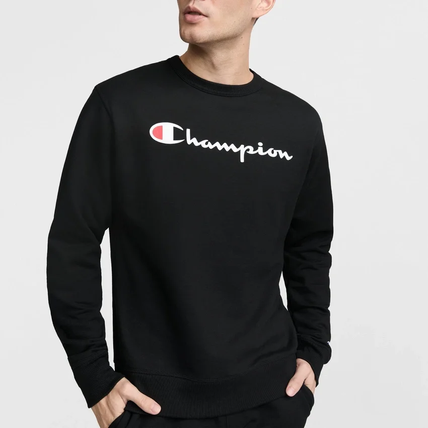 Sudadera de cuello redondo Powerblend, Script Logo