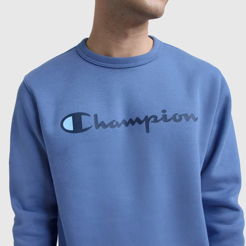 Sudadera de cuello redondo Powerblend, Script Logo