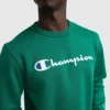 Sudadera de cuello redondo Powerblend, Script Logo