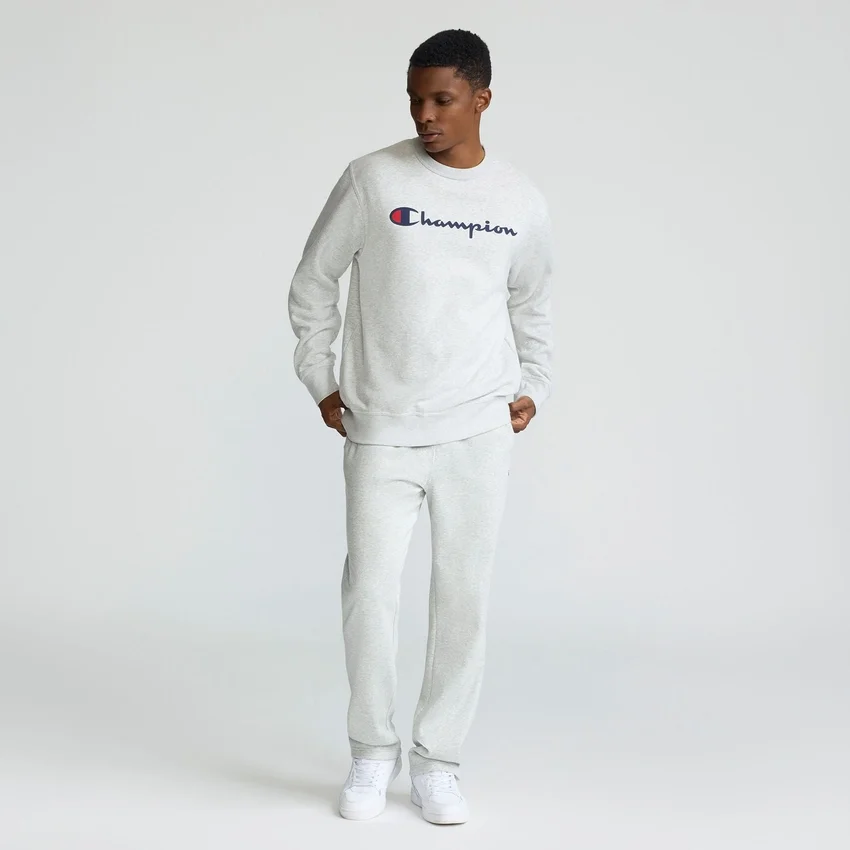 Sudadera de cuello redondo Powerblend, Script Logo