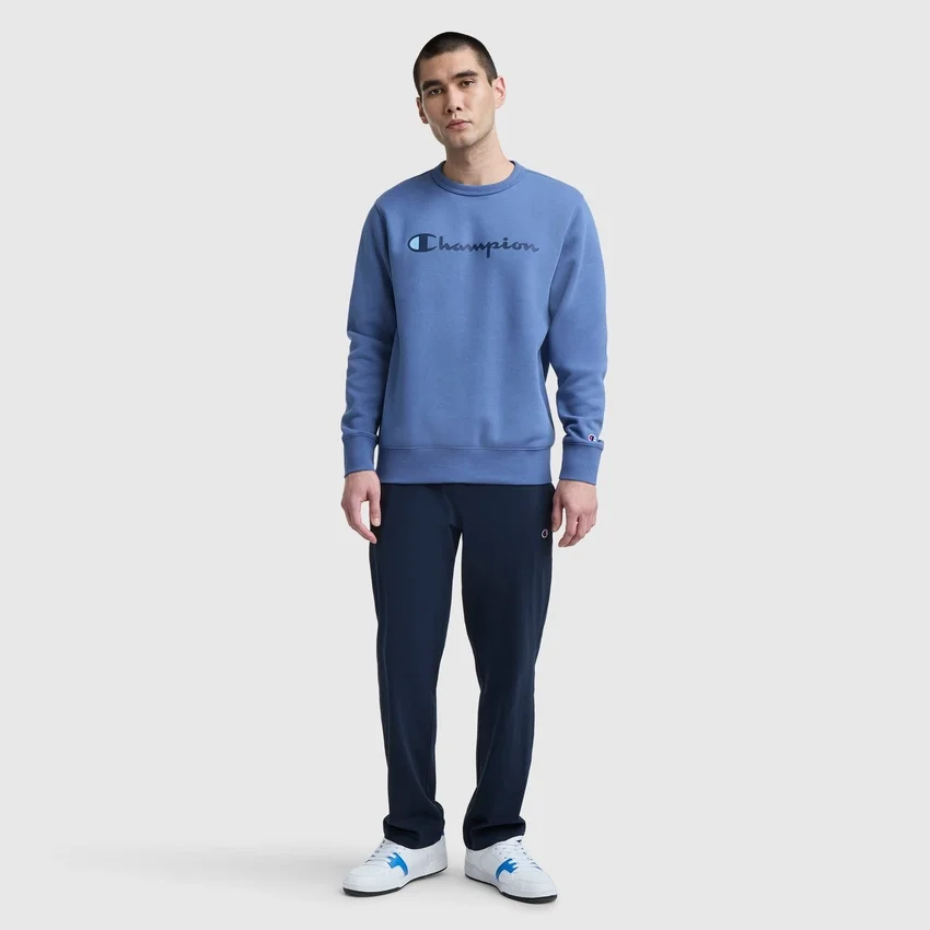 Sudadera de cuello redondo Powerblend, Script Logo