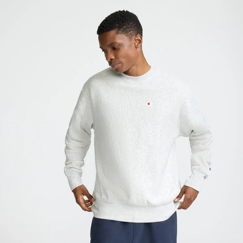 Sudadera de cuello redondo Reverse Weave, C Logo