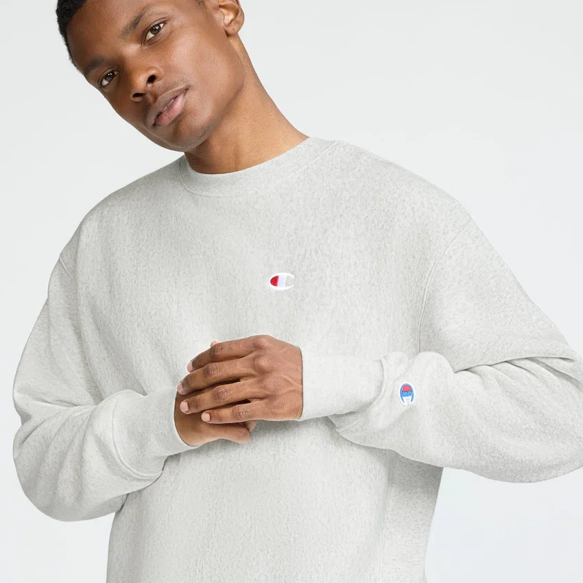 Sudadera de cuello redondo Reverse Weave, C Logo