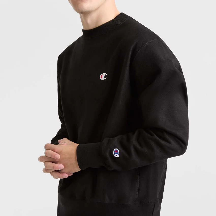 Sudadera de cuello redondo Reverse Weave, C Logo