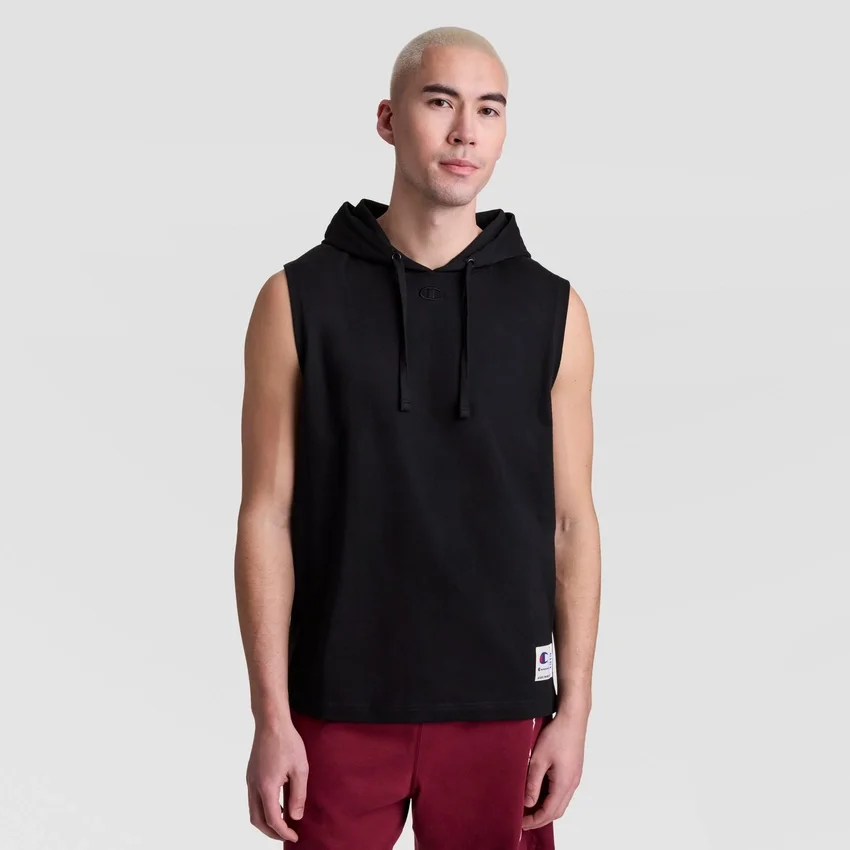 Sudadera sin mangas con capucha, C Logo