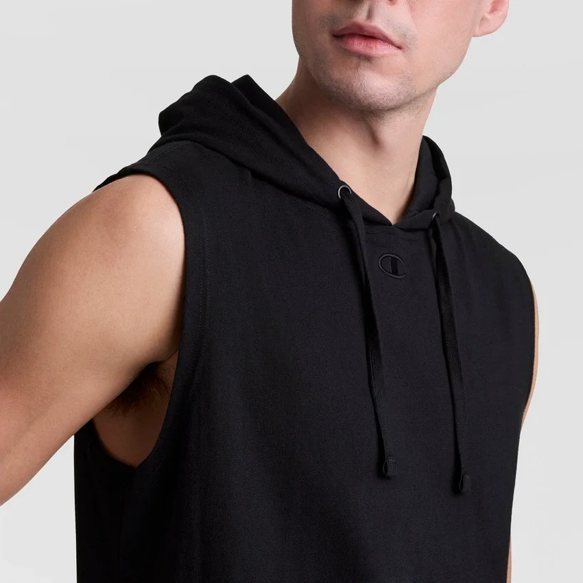 Sudadera sin mangas con capucha, C Logo