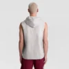 Sudadera sin mangas con capucha, C Logo bordado