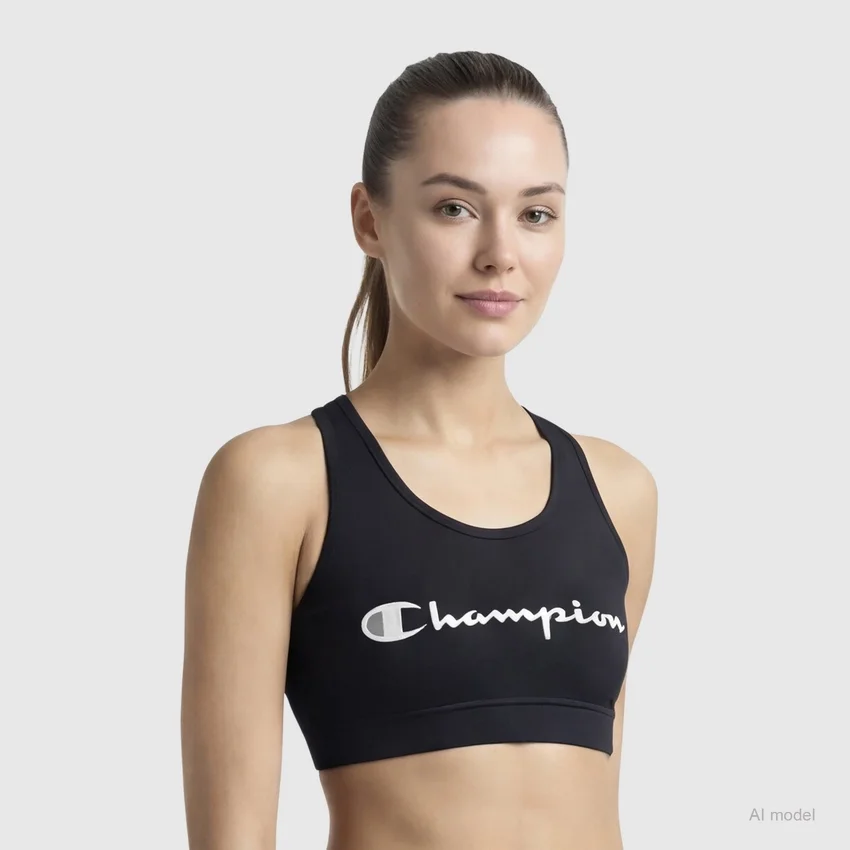 Sujetador deportivo, Script Logo