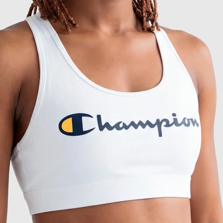 Sujetador deportivo, Script Logo